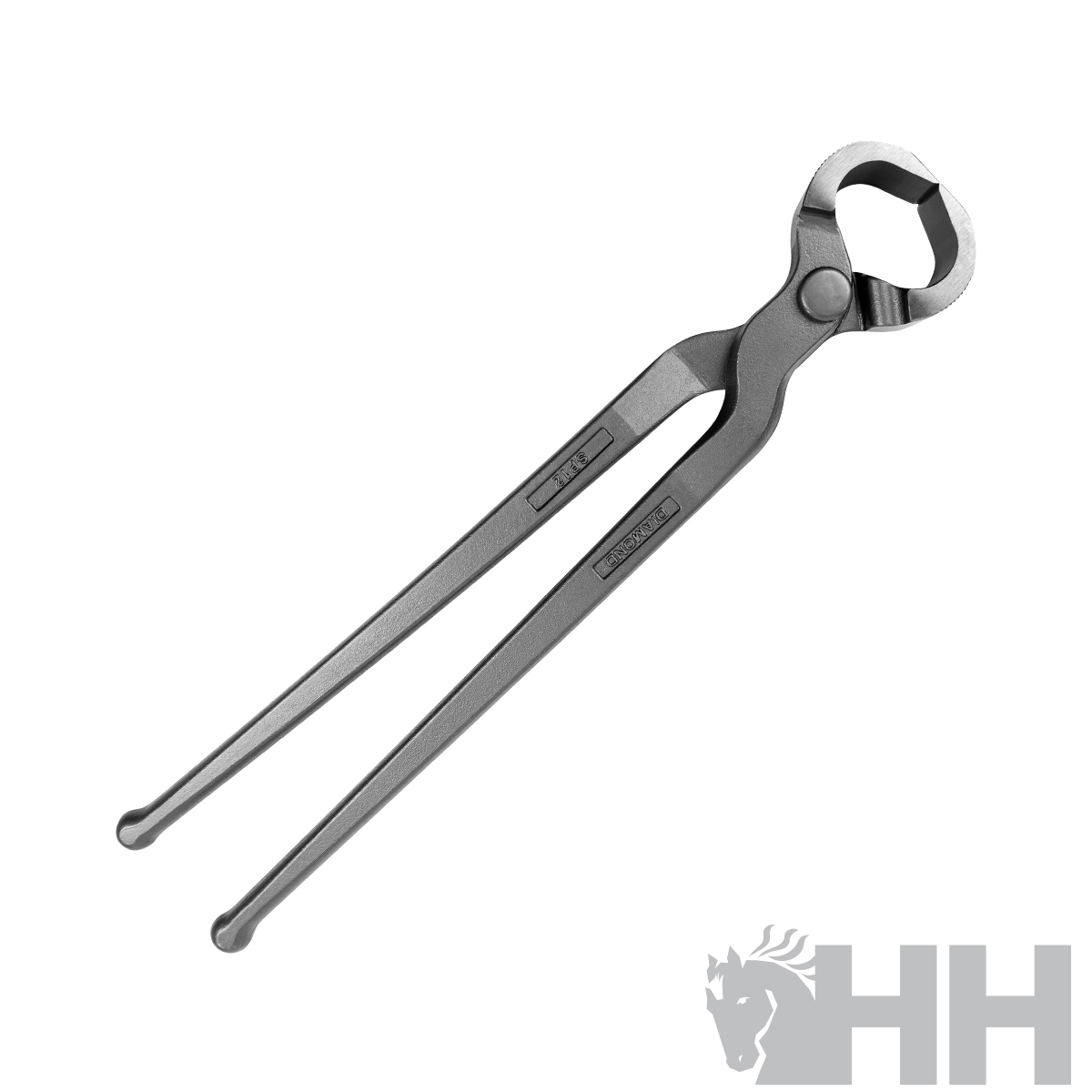 Alicate para cascos cinza em fundo branco com marca HH