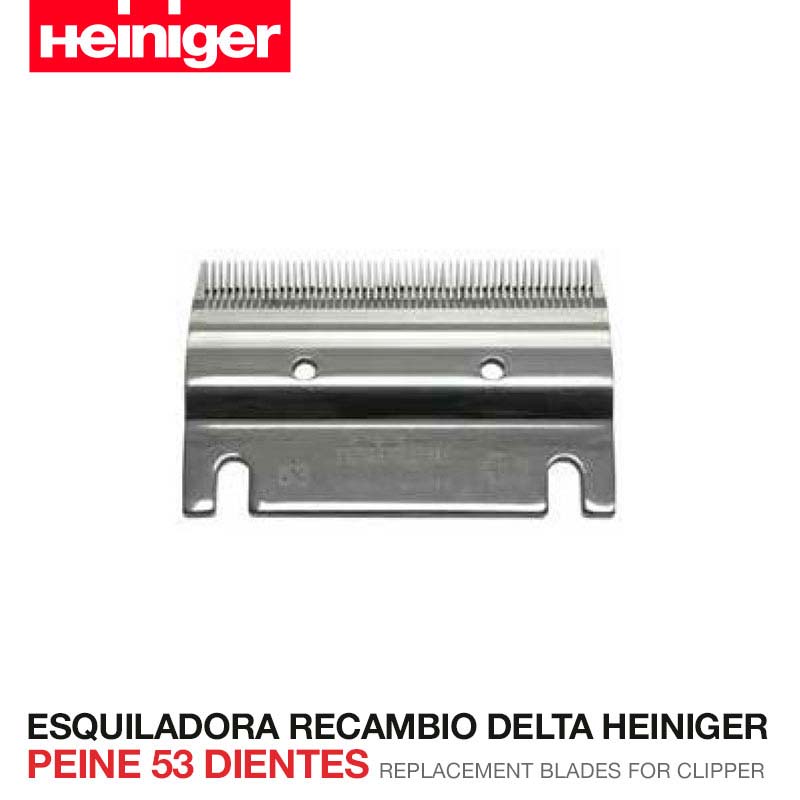 Lâmina metálica substituta para esquiadora Heiniger com 53 dentes