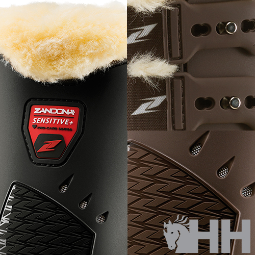 Botas ZANDONA SENSITIVE+ com forro felpudo e sola com padrão triangular