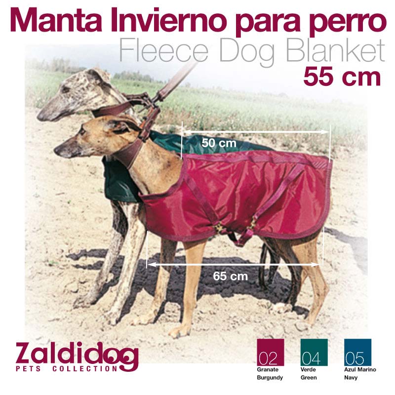 Manta de inverno para cão cor granada com medidas 50x65 cm em fundo areia