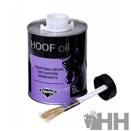 Lata de óleo para cascos com pincel na tampa, design preto e roxo