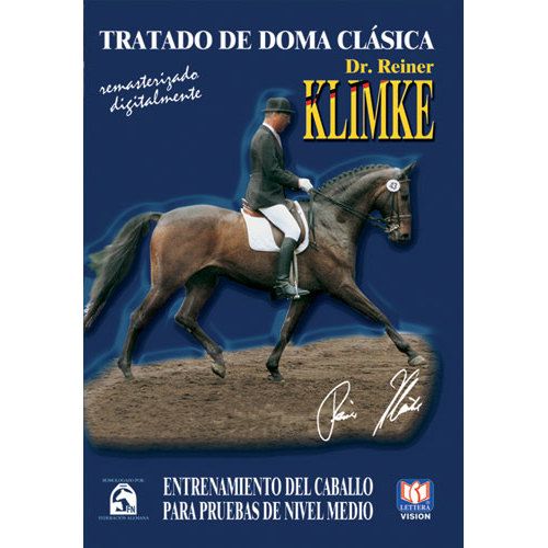 Capa de livro azul com cavaleiro montado em cavalo e texto em espanhol