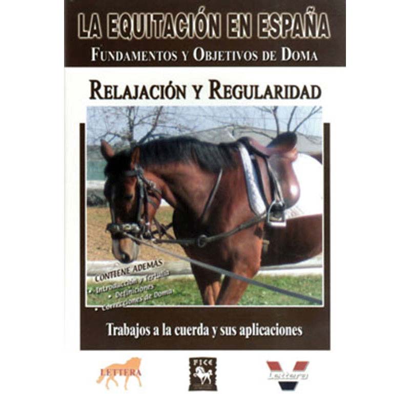 Capa de livro sobre equitação com imagem de cavalo castanho com sela e rédeas
