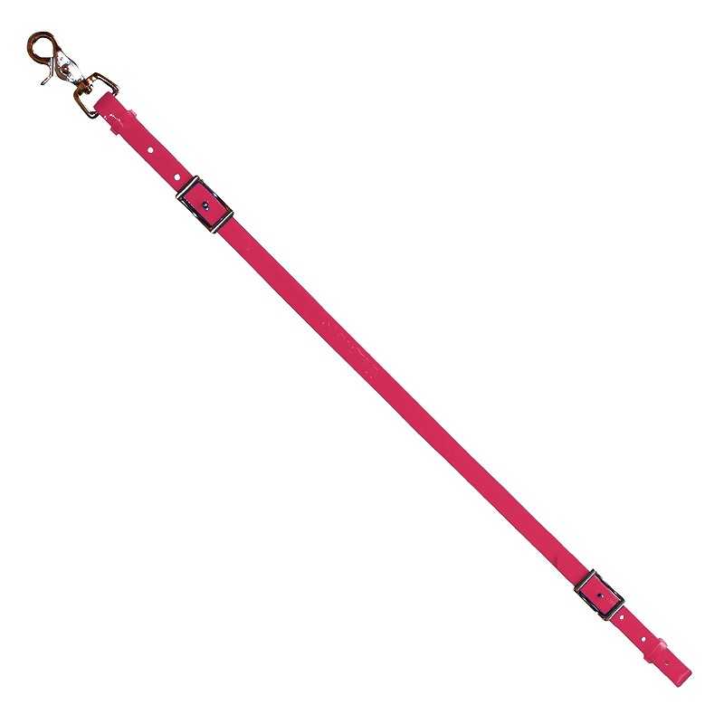 Correia vermelha ajustável para animais de estimação com gancho e fivelas metálicas