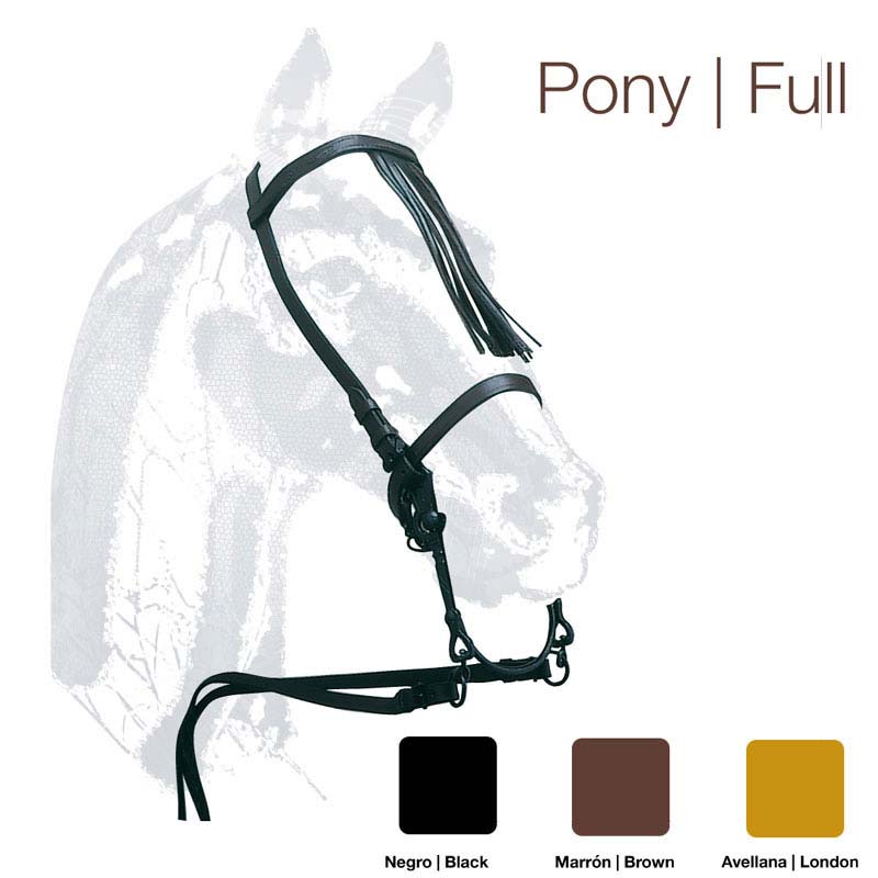 Cabresto para cavalo em couro com opções de cores