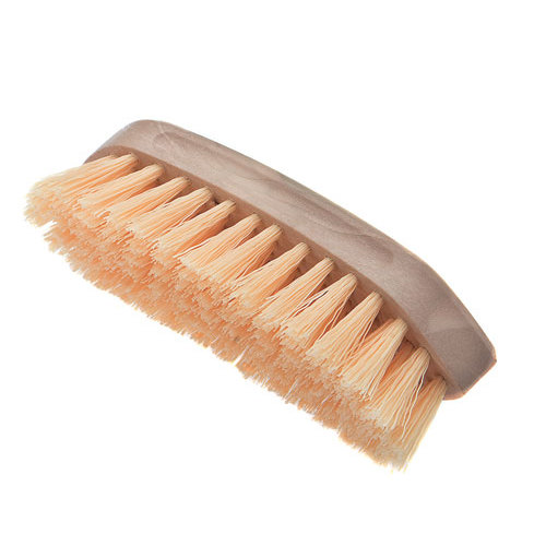 Escova de limpeza bege com cerdas claras