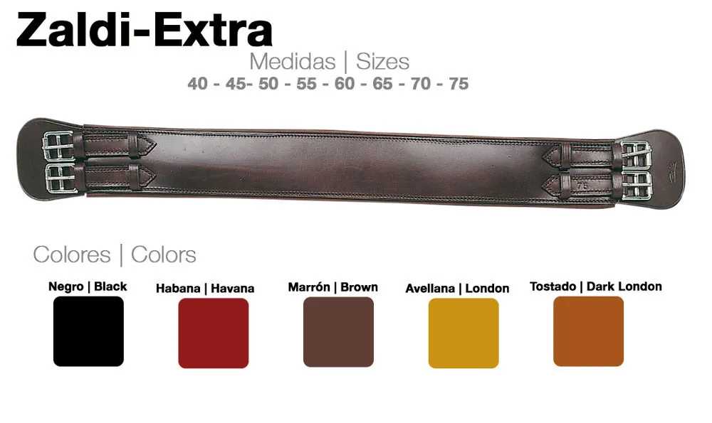 Cilha Zaldi-Extra de pele com fivelas metálicas em várias cores