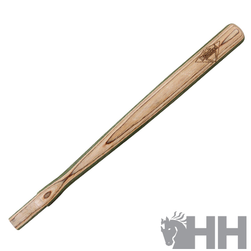 Bastão de madeira para tourear com logótipo HH e fundo branco