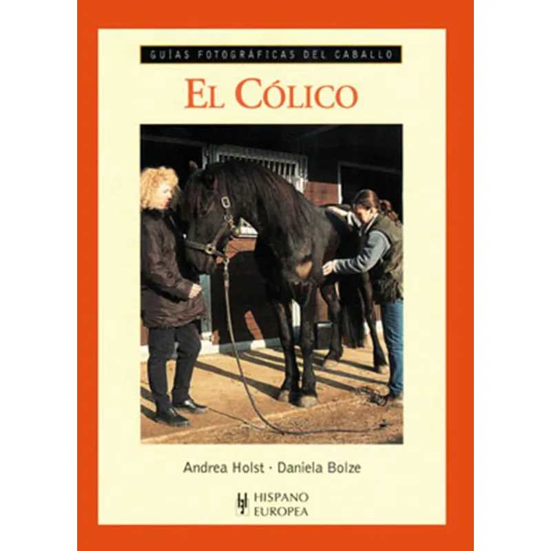 Capa de livro EL CÓLICO com fotografia de duas mulheres e cavalo