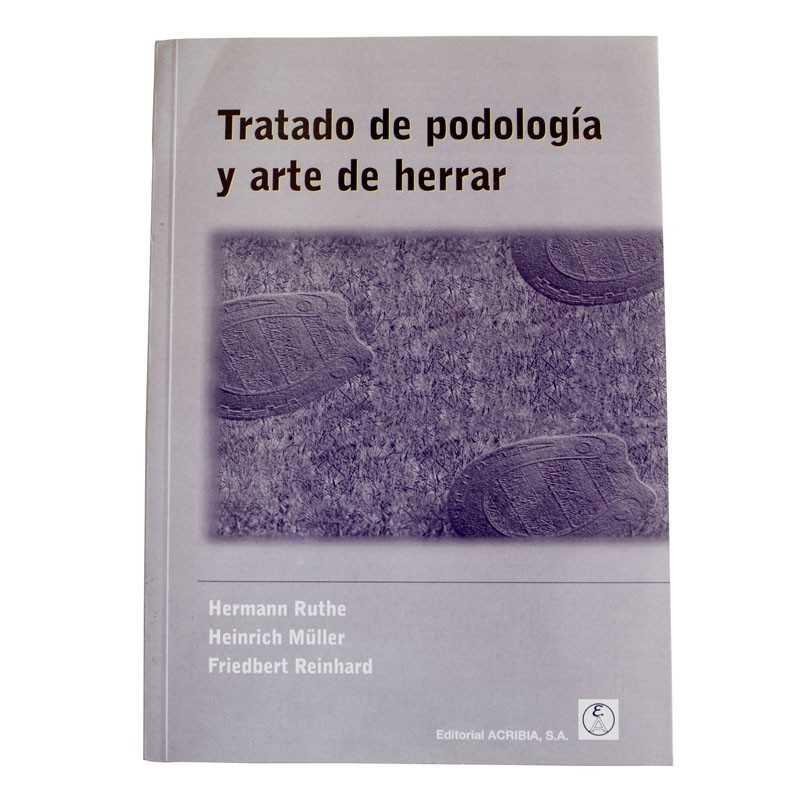 Capa de livro cinzenta com pegadas e texto em espanhol.
