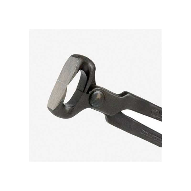 Alicate cortador de unhas profissional em metal preto com lâminas afiadas