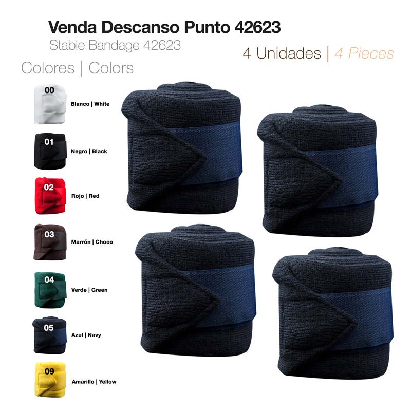 Venda estável em várias cores, quatro unidades enroladas com faixa elástica