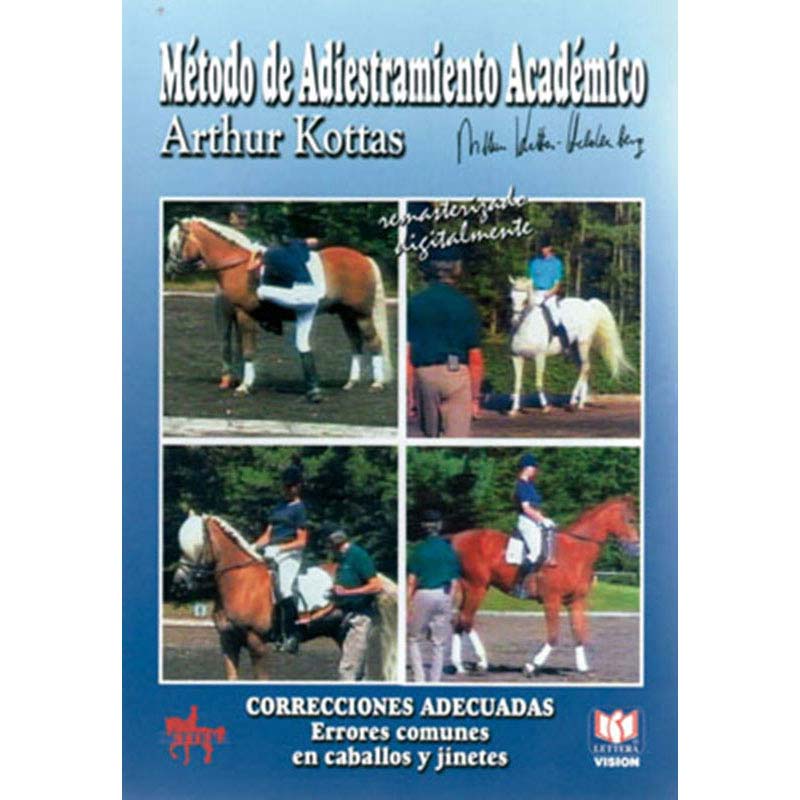Capa de livro sobre adestramento de cavalos com fotos de cavaleiros a montar