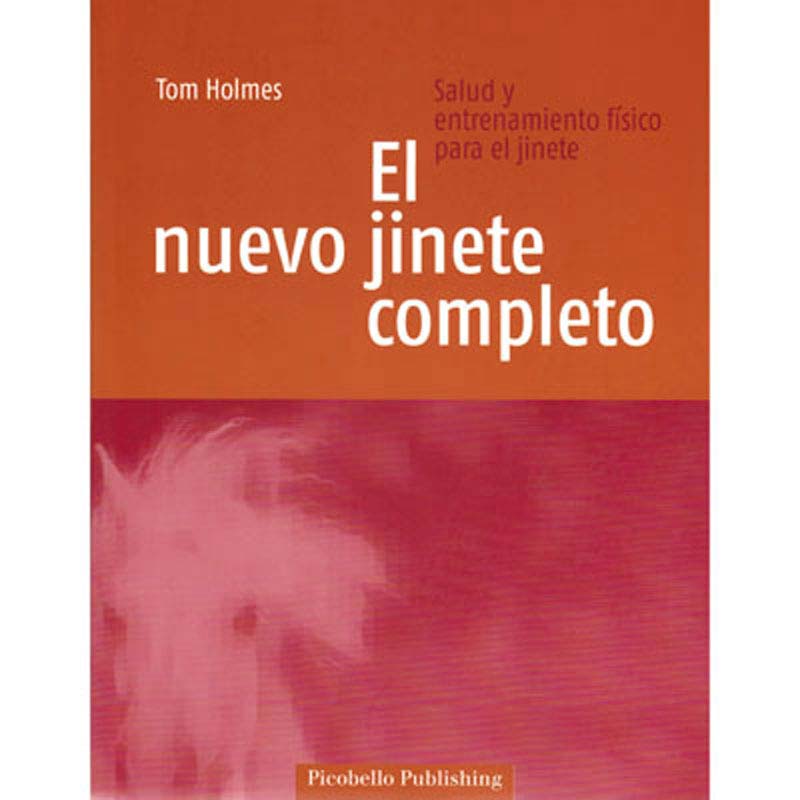 Capa de livro 'El nuevo jinete completo' de Tom Holmes com fundo laranja e rosa