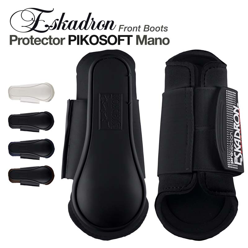 Botas frontais de proteção para cavalo Eskadron Protector Pikosoft Mano em várias cores.