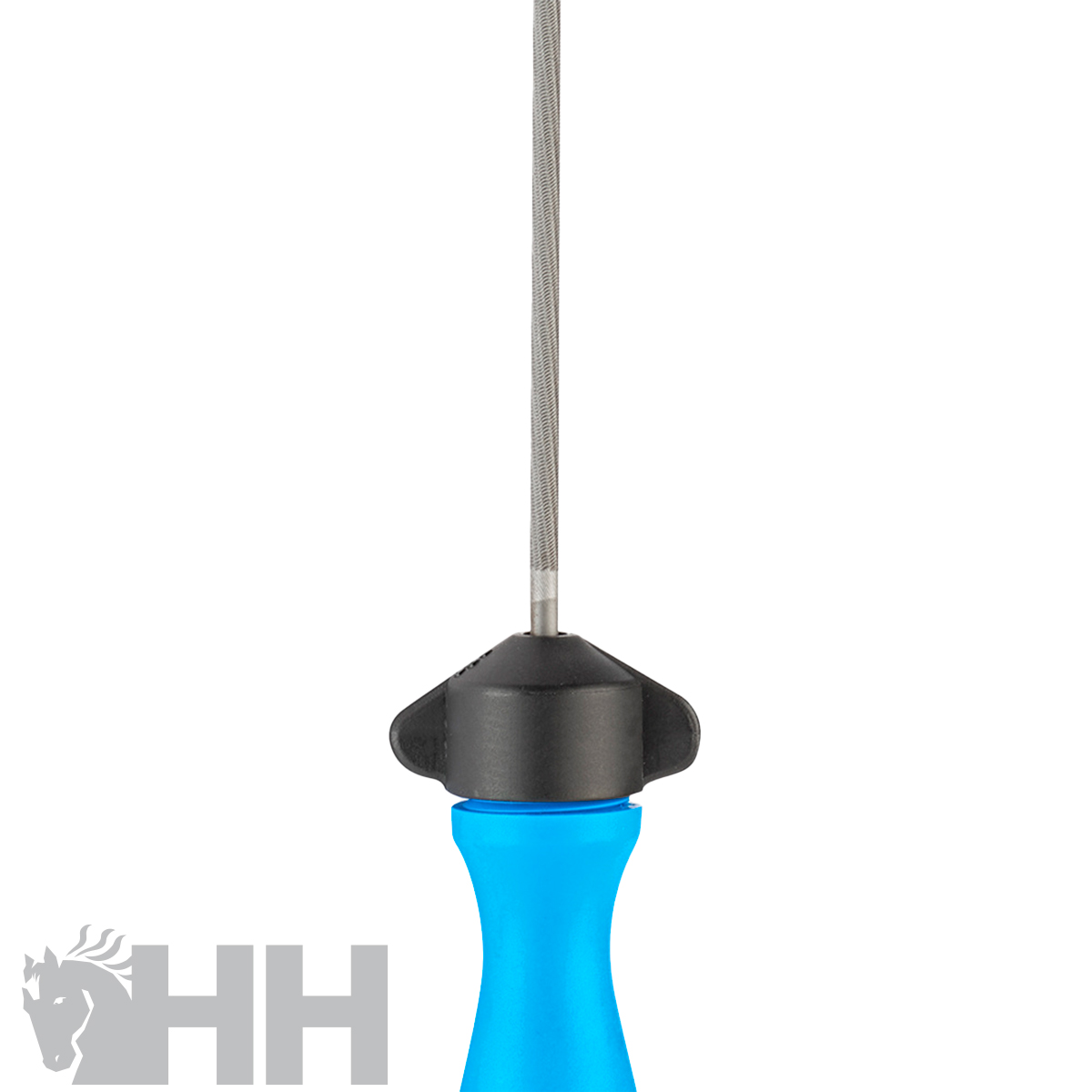 furadeira manual azul com cabo metálico fina