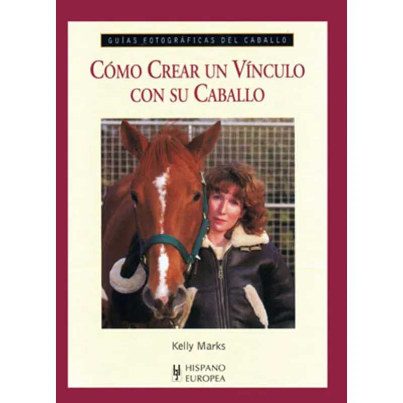 Capa de livro com mulher e cavalo, texto em castelhano