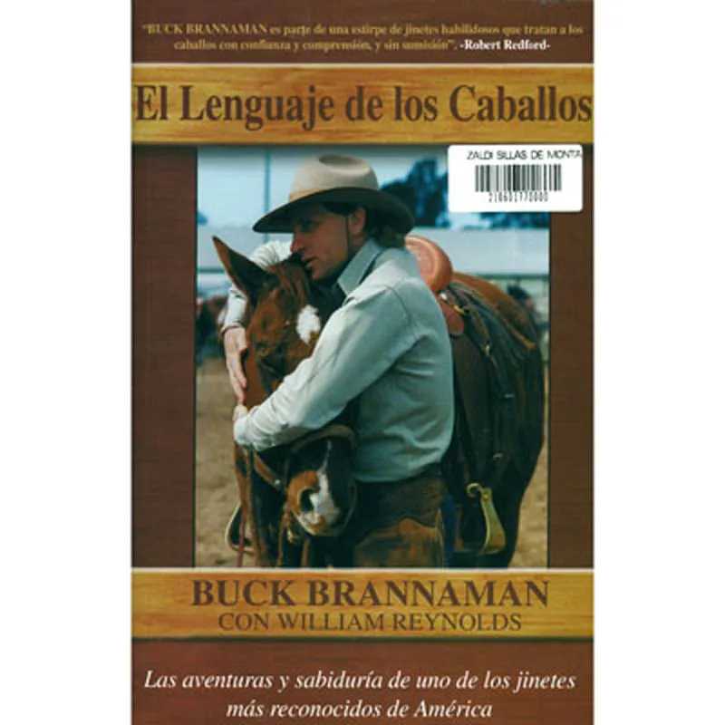 Capa do livro El Lenguaje de los Caballos com homem e cavalo