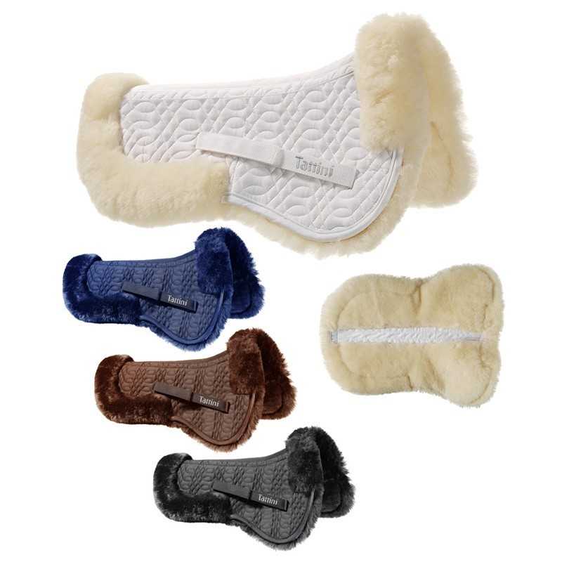 Mantas para cavalo acolchoadas com bordas de pelúcia em várias cores