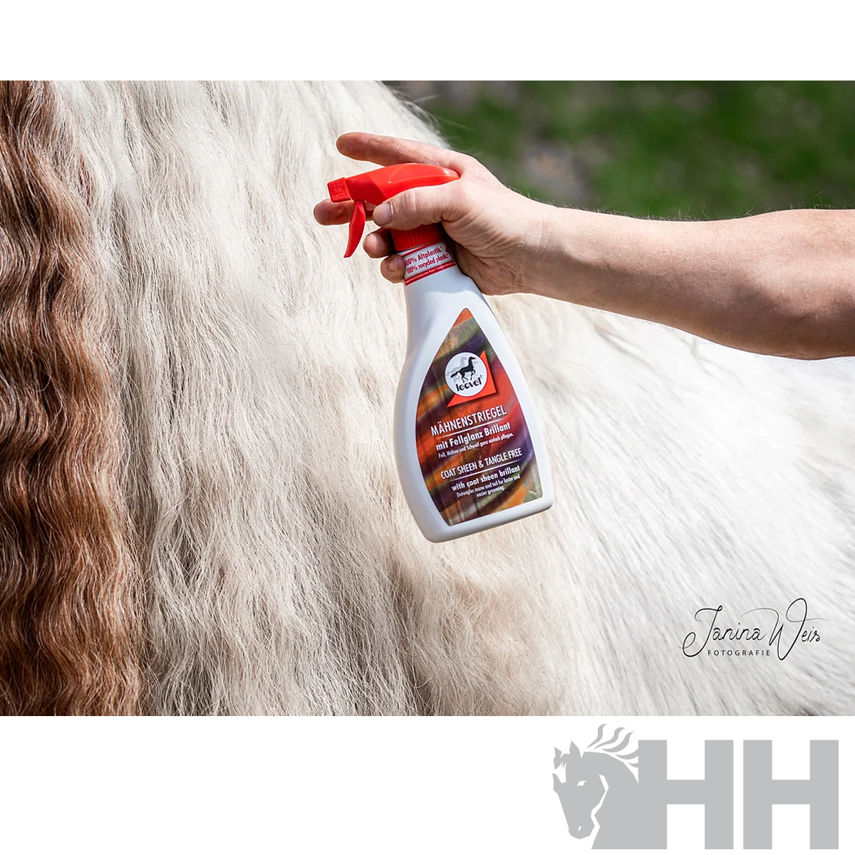 Frasco de spray K9 Magic Seal contra pelagem de cavalo