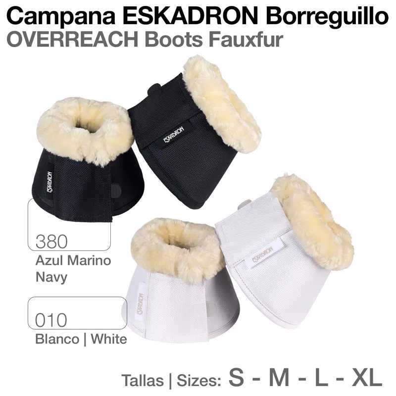 Campanas ESKADRON Borreguillo em azul marinho e branco com pelo sintético