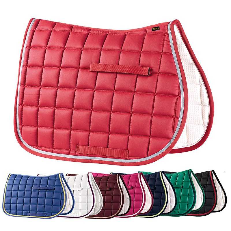 Mantas para sela de cavalo acolchoadas em várias cores