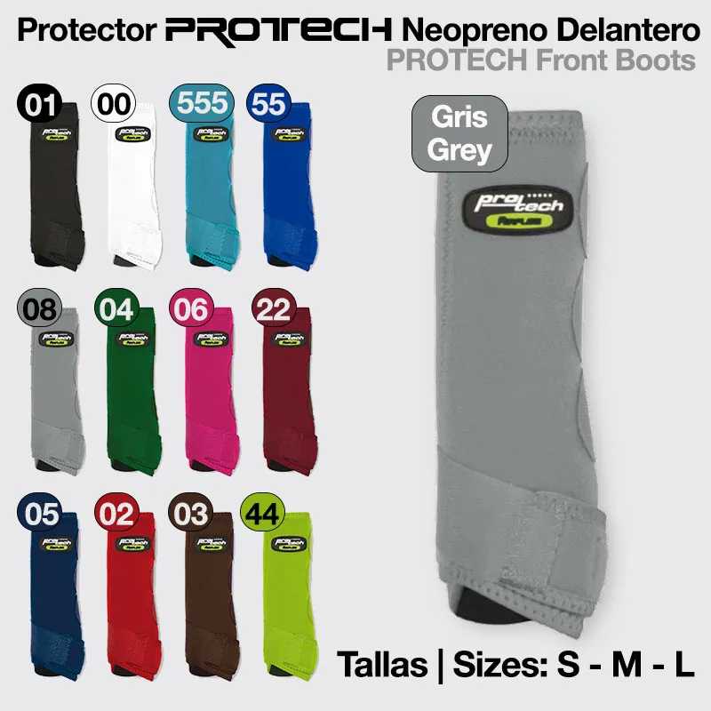 Protetoes frontais de neopreno PROTECH em várias cores e tamanhos S, M, L