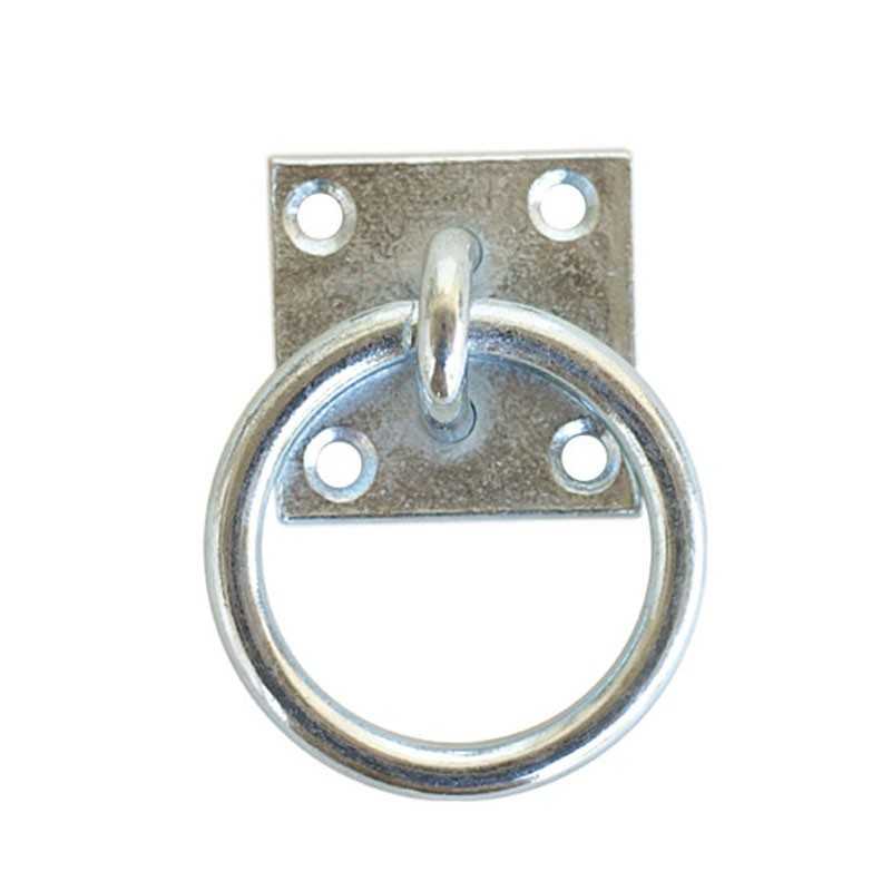 Argola de metal cromado para puxar ou fixar