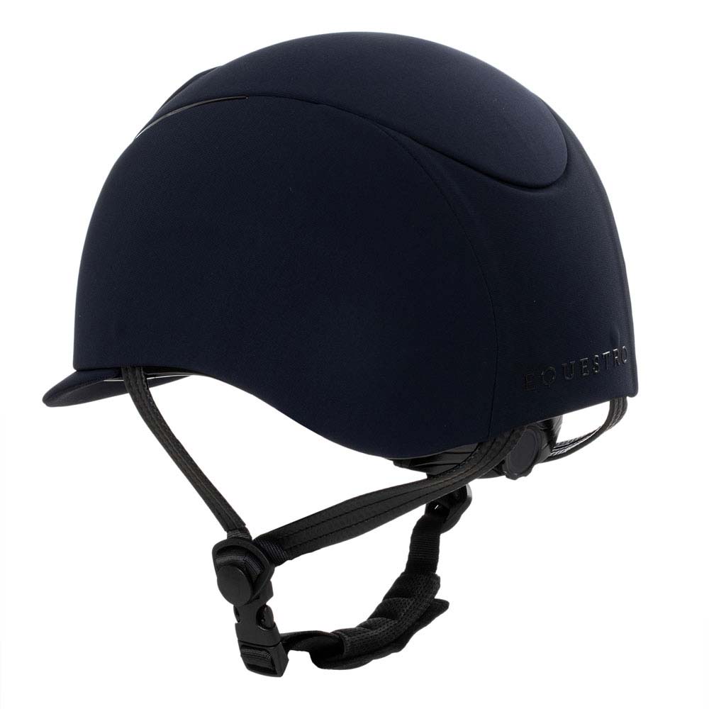 Capacete de equitação azul escuro EQUESTRO