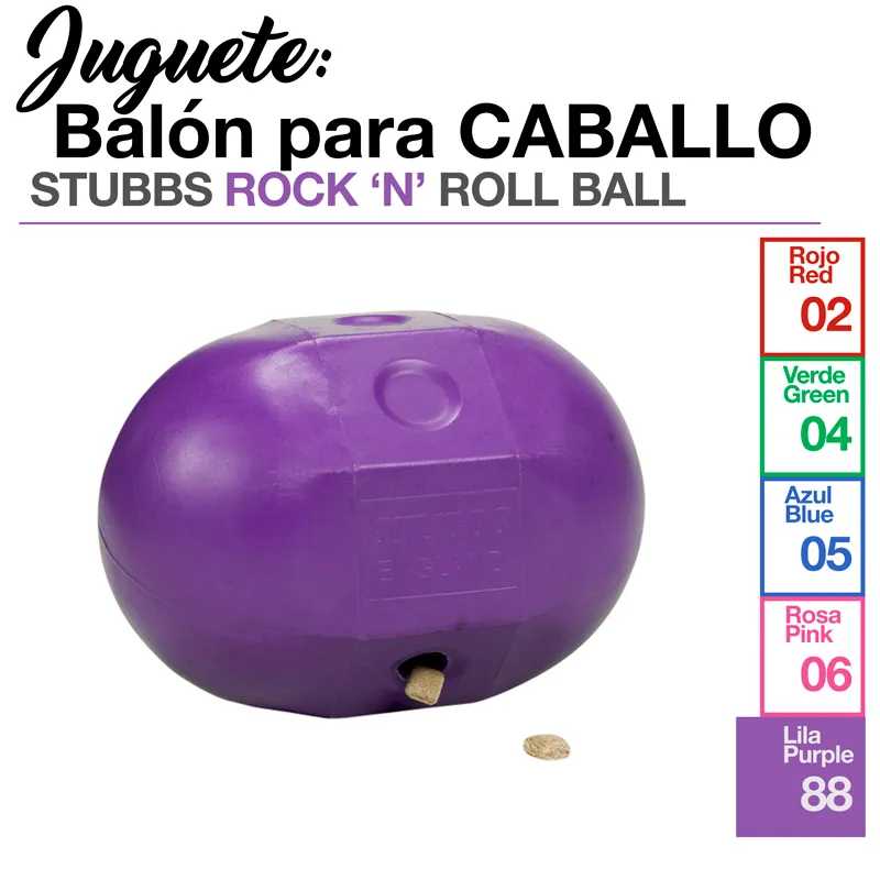Balão para cavalo roxo oval com pequena peça de madeira na base