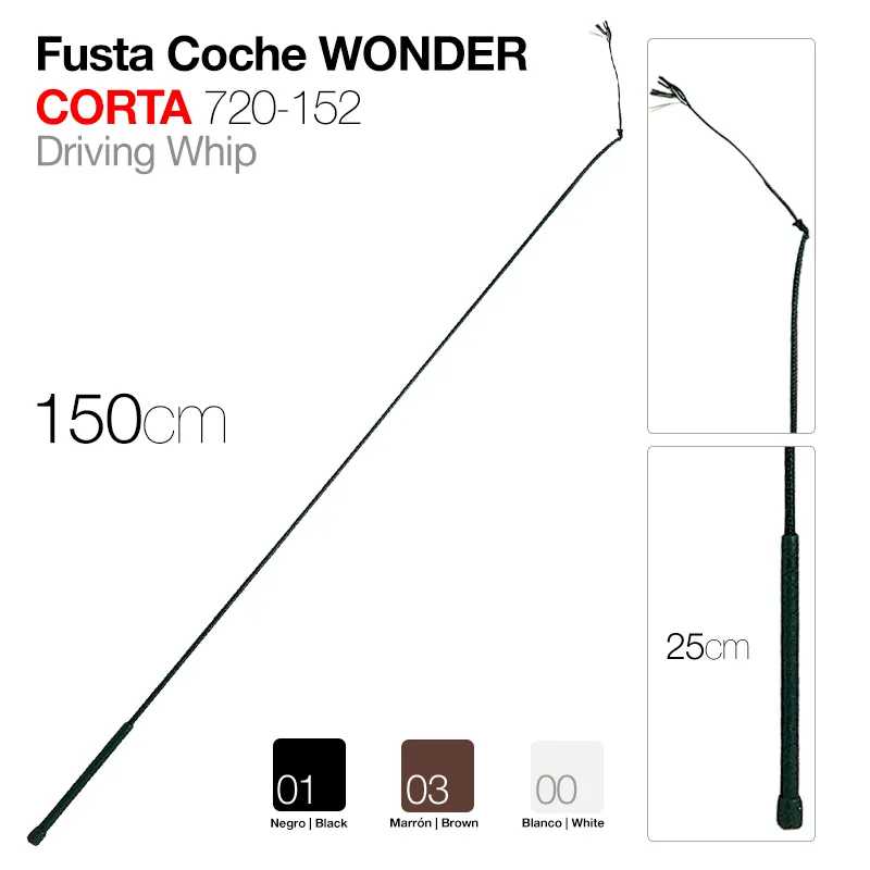 Fusta para carro WONDER CORTA 150 cm cores preto castanho branco
