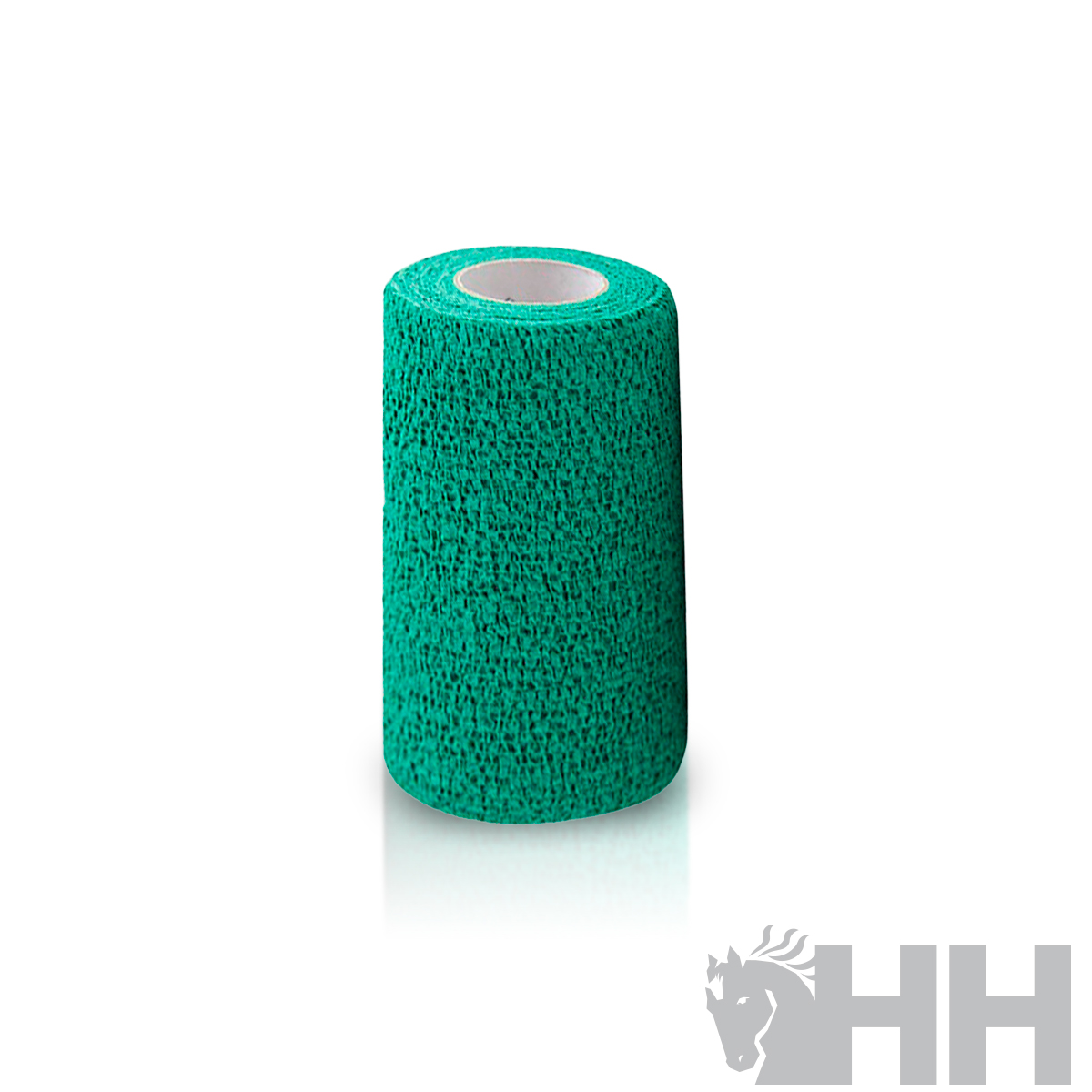 Rolo de fita adesiva elástica verde com textura