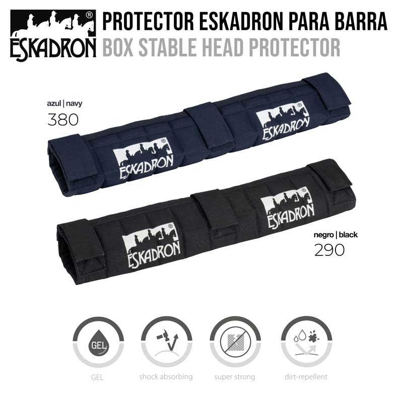 Protectores de barra de cabeça Eskadron azul navy e preto