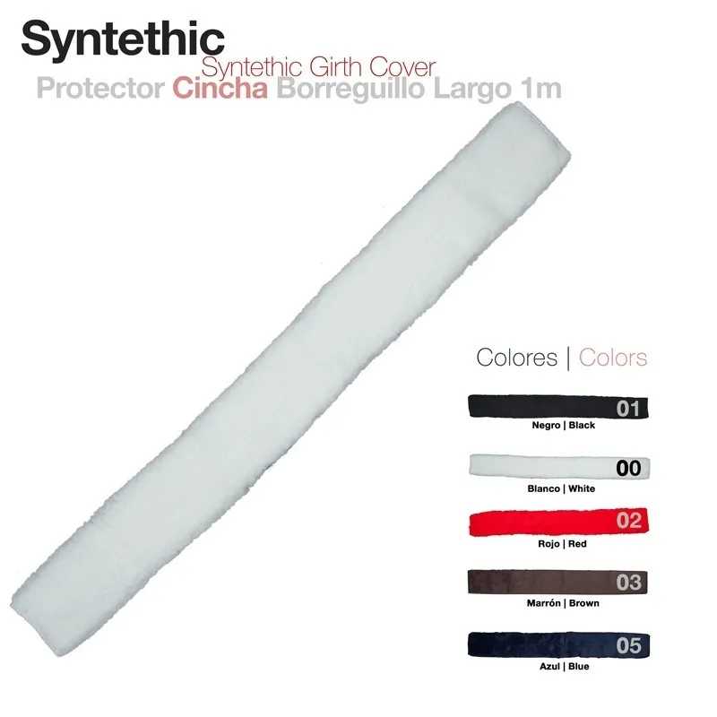 Cinto protetor sintético branco com cores disponíveis indicadas