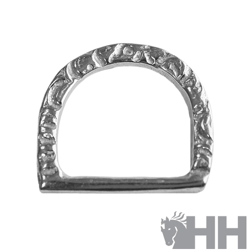 Arco metálico cinzento quadrado arqueado com textura rugosa