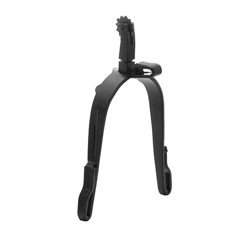 Suporte para bicicleta plástico preto com alças
