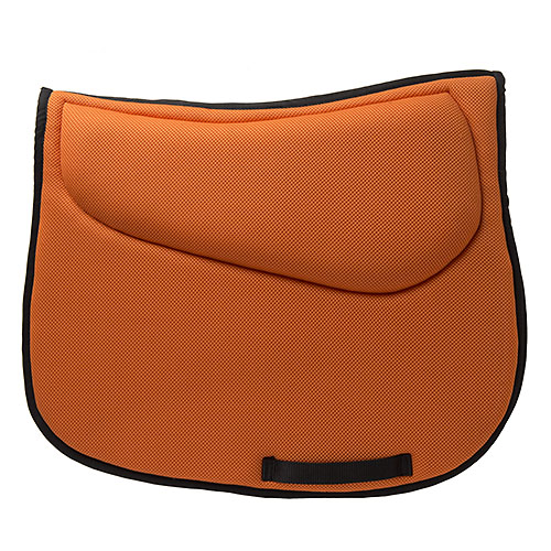Edredom para sela de cavalo laranja com bordas pretas