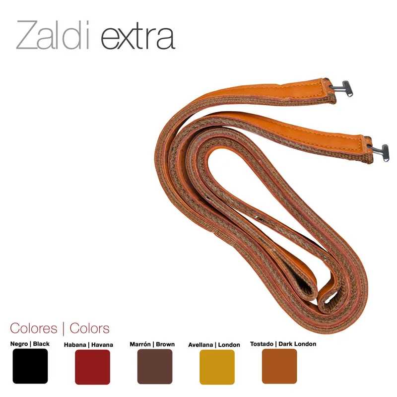 Cinta para sela de cavalo castanha com fivelas e cores disponíveis Zaldi extra
