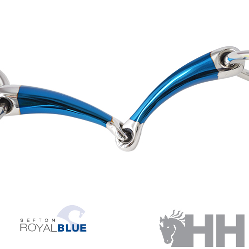 Peça metálica azul e prateada brilhante da coleção SEFTON ROYAL BLUE