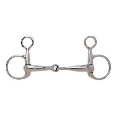 Freio de aço inox com argolas e peça central articulada