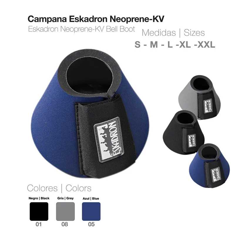 Campana Eskadron Neoprene-KV em neopreno de várias cores e tamanhos com etiqueta Eskadron