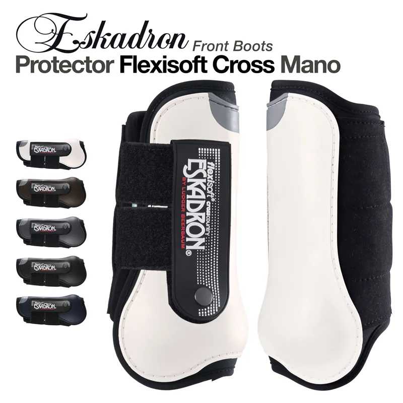 Protetores frontais para cavalos Eskadron Flexisoft Cross Mano em várias cores