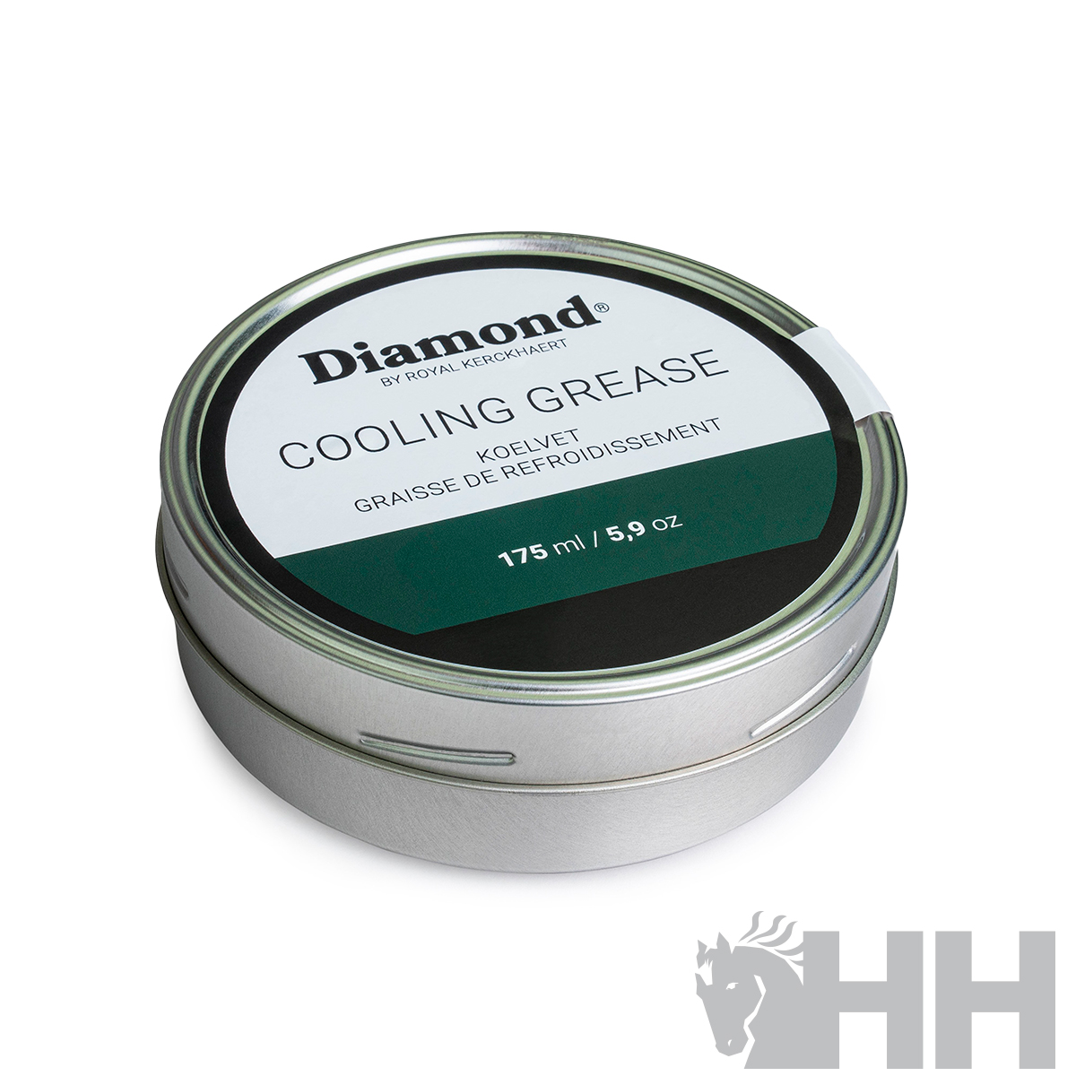 Lata metálica redonda prateada de pasta para arrefecimento Diamond Cooling Grease