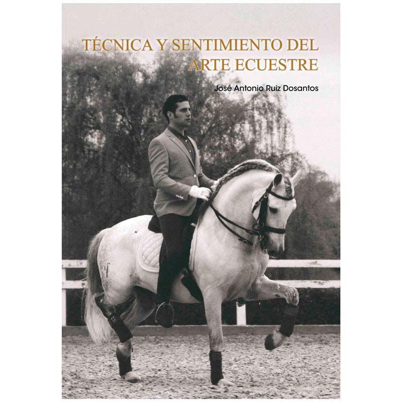Homem montado a cavalo na capa de livro com título em espanhol.