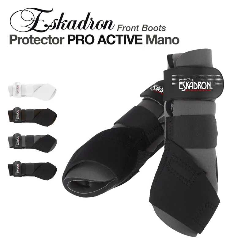 Botas frontais pretas com proteção ESKADRON Protector PRO ACTIVE Mano