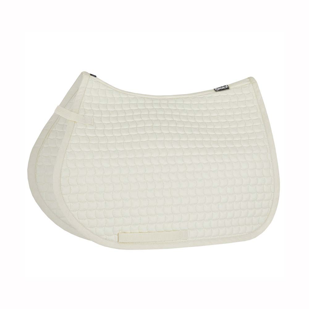 Tapete para sela de cor creme acolchoado