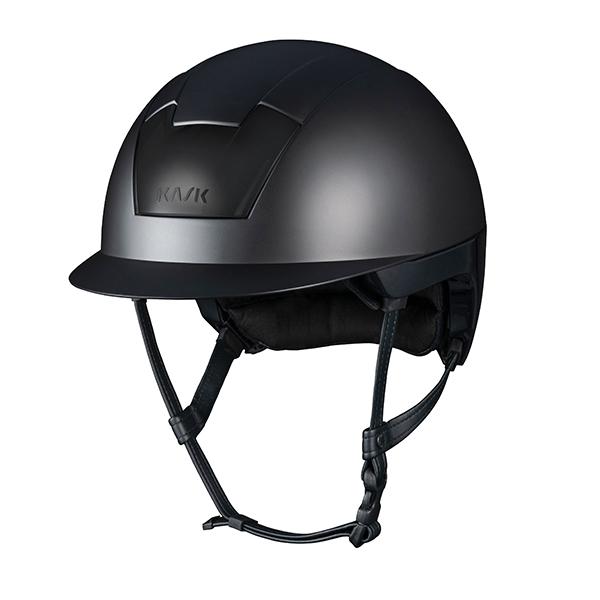 capacete de equitação preto KASK