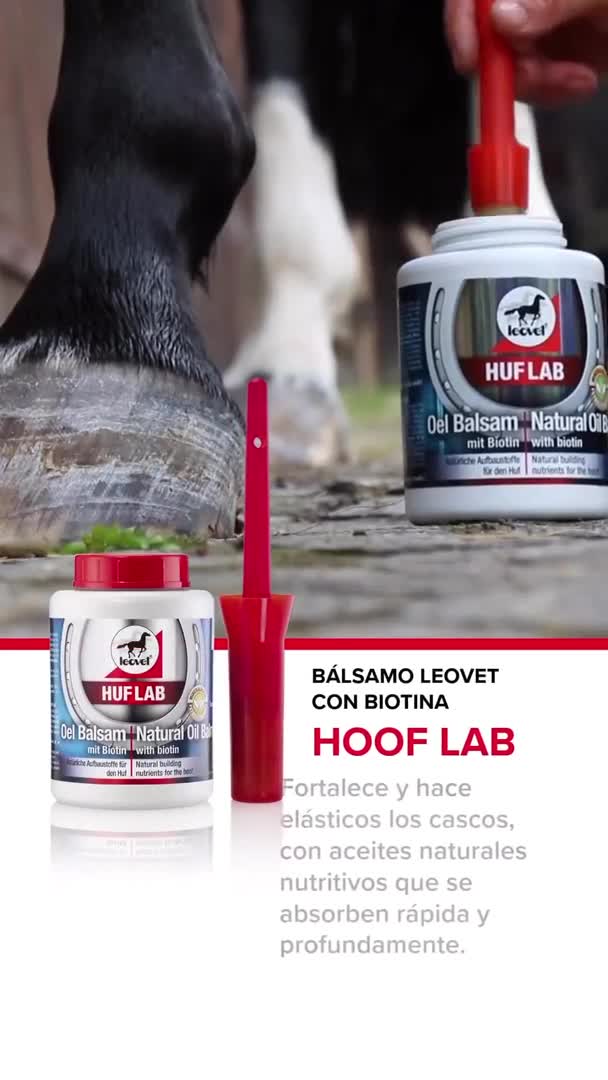 BALSAMO LEOVET HOOF LAB COM BIOTINA PARA CASCOS