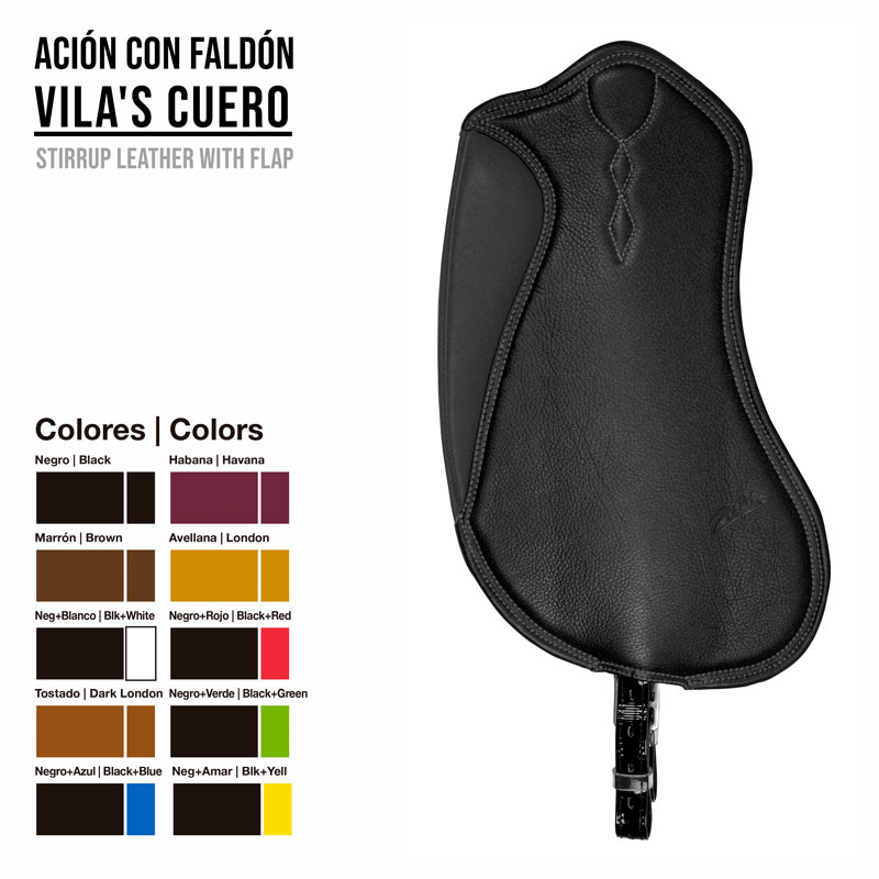 Cabeçada de arreio preta de couro com fivela e amostras de cores