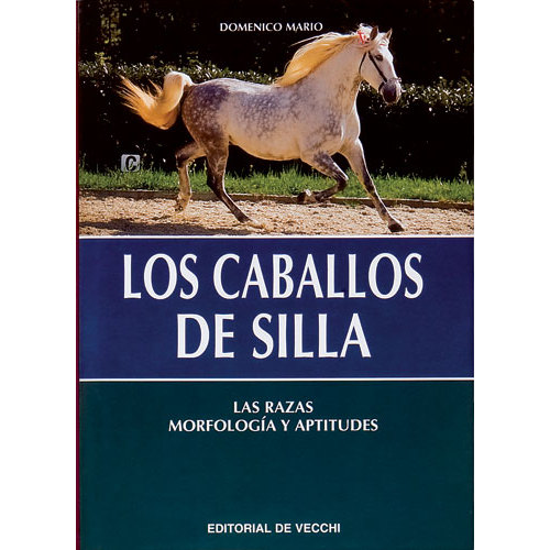 Capa de livro com imagem de cavalo branco e texto em espanhol